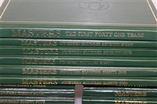 Bob Goalby's Complete Set of Masters Annuals - 1978-2016 with First 41 Years (Missing 2004, 2008, & 2010)