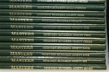 Bob Goalby's Complete Set of Masters Annuals - 1978-2016 with First 41 Years (Missing 2004, 2008, & 2010)