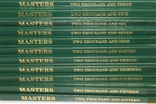 Bob Goalby's Complete Set of Masters Annuals - 1978-2016 with First 41 Years (Missing 2004, 2008, & 2010)
