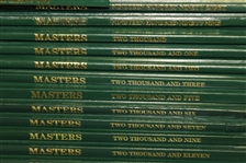Bob Goalby's Complete Set of Masters Annuals - 1978-2016 with First 41 Years (Missing 2004, 2008, & 2010)