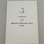 Bob Goalby's Personal 2010 Masters Tournament Annual