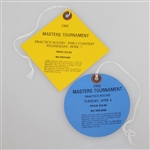 1982 Masters Badge, Par 3 Ticket, Daily Ticket, Spectator Guide, & Thurs-Sun Pairing Sheets with Par 3