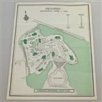 1982 Masters Badge, Par 3 Ticket, Daily Ticket, Spectator Guide, & Thurs-Sun Pairing Sheets with Par 3
