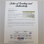 Robert T. Jones Jr. Vintage Signed Oversize Classic Swinging Photo - FULL JSA & PSA/DNA Letters - Framed