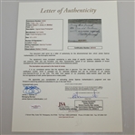 Robert T. Jones Jr. Vintage Signed Oversize Classic Swinging Photo - FULL JSA & PSA/DNA Letters - Framed