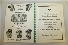 1938 US Open Championship at Cherry Hills CC Program - Ralph Guldahl Winner