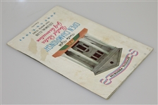 1941 US Open Championship at Colonial CC Program - Craig Wood Winner