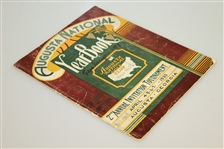 1935 Augusta National Invitational Program Signed by Winner Gene Sarazen - Rare JSA ALOA