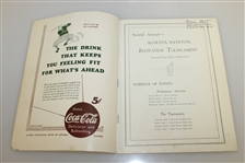 1935 Augusta National Invitational Program Signed by Winner Gene Sarazen - Rare JSA ALOA