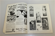 1935 Augusta National Invitational Program Signed by Winner Gene Sarazen - Rare JSA ALOA