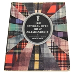 1931 US Open Championship (35th) at Inverness Program - Billy Burke Winner