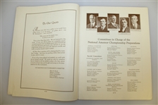 1928 US Amateur Championship at Brae Burn Program - Bobby Jones Winner