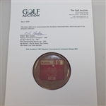 Bob Goalby's 1997 Masters Tournament Contestant Badge #89 - Tiger Woods First Masters Win!