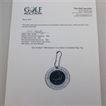 Bob Goalby's 1980 Masters Tournament Contestant Bag Tag - Seve Ballesteros Winner
