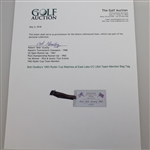 Bob Goalby's 1963 Ryder Cup Matches at East Lake CC USA Team Member Bag Tag