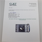 Bob Goalby's 1963 Ryder Cup Matches at East Lake United States Team Member Sterling Belt Buckle