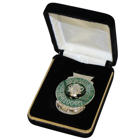 Bob Goalbys 2006 Liberty Mutual Legends of Golf Contestant Money Clip in Original Box