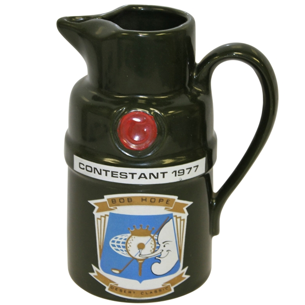 Bob Goalbys 1977 Bob Hope Desert Classic Contestant Gift - Tangueray Jug