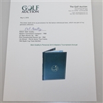 Bob Goalby's Personal 2010 Masters Tournament Annual