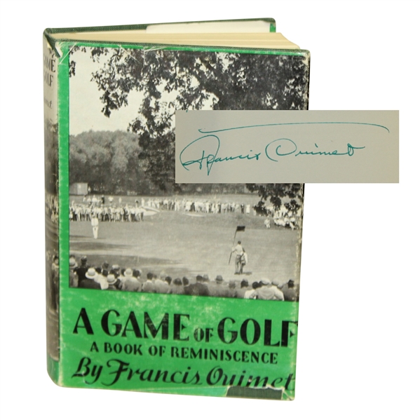 Bob Goalbys Personal A Game of Golf Book Signed by Francis Ouimet JSA ALOA