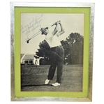 Bob Goalbys Personal Sam Snead Signed and Personalized Photo - Framed JSA ALOA