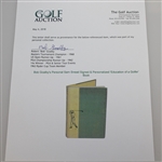 Bob Goalby's Personal Sam Snead Signed & Personalized 'Education of a Golfer' Book JSA ALOA
