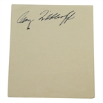 Cary Middlecoff Vintage Signed Album Page JSA ALOA