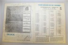 Multi-Signed 1963 Cleveland Open Pairing Sheet - Demaret, Palmer, Wall, Snead, & Others JSA ALOA
