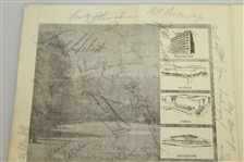 Multi-Signed 1963 Cleveland Open Pairing Sheet - Demaret, Palmer, Wall, Snead, & Others JSA ALOA
