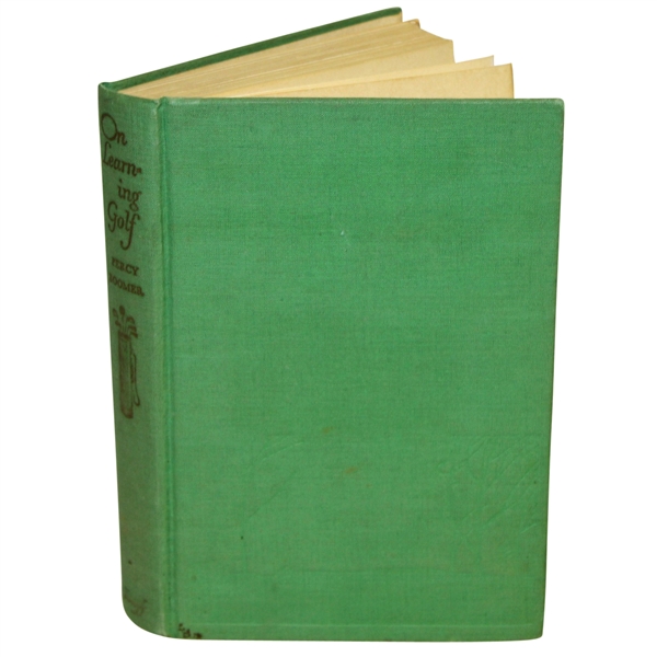 1946 On Learning Golf Book by Percy Boomer - 1st Edition