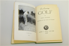 1946 'On Learning Golf' Book by Percy Boomer - 1st Edition