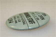 1970 US Open Championship at Hazeltine GC Grounds Staff Badge #194