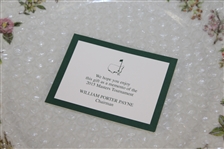 2015 Masters Tournament Member Gift - Two Tiffany & Co. Plates in Original Box