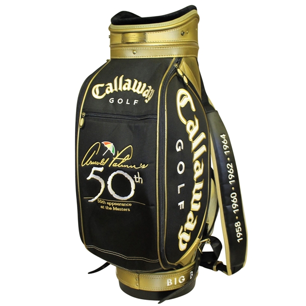 Arnold Palmers 50th Masters Appearance Lt Ed Commemorative Callaway Golf Bag - April 2004