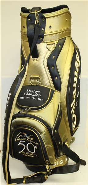 Arnold Palmer's 50th Masters Appearance Lt Ed Commemorative Callaway Golf Bag - April 2004