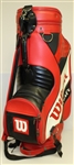 Sam Snead Signed Wilson FatShaft Full Size Red Golf Bag JSA ALOA