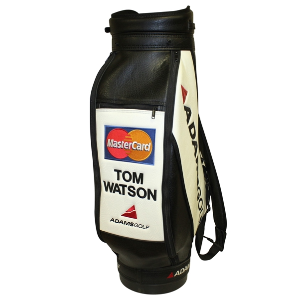 Tom Watson AdamsGolf MasterCard Full Size Black/White Golf Bag