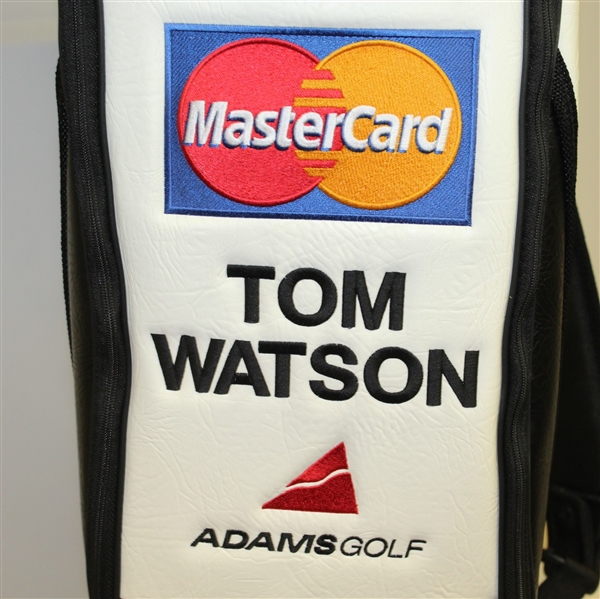 Tom Watson AdamsGolf MasterCard Full Size Black/White Golf Bag