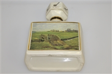 St. Andrews Swilcan Bridge Porcelain Whiskey Decanter 