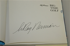 Leroy Neiman Signed 'Big Time Golf' Book JSA ALOA