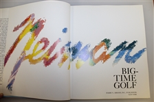Leroy Neiman Signed 'Big Time Golf' Book JSA ALOA