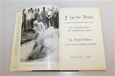 Arnold Palmer Signed 'Go For Broke!' Book JSA ALOA