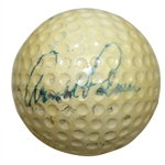 Arnold Palmer Vintage Signed Arnold Palmer Autograph Logo Golf Ball JSA ALOA