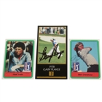 Gary Player, Hale Irwin, & Ben Crenshaw Signed Golf Cards JSA ALOA
