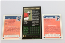 Gary Player, Hale Irwin, & Ben Crenshaw Signed Golf Cards JSA ALOA