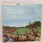 Arnold Palmer Signed 'Personal Golf Instructions' Album Cover with Instructions & Vinyl's JSA ALOA