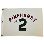 Pinehurst No. 2 Embroidered Course Flown Flag with Letter of Provenance