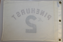 Pinehurst No. 2 Embroidered Course Flown Flag with Letter of Provenance
