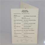 Byron Nelson Funeral Program with Three Memory Notecards for Family