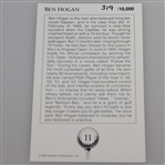 Ben Hogan Signed Ltd Ed. 'Bantam Ben' 1992 Mueller Golf Card #319 JSA ALOA